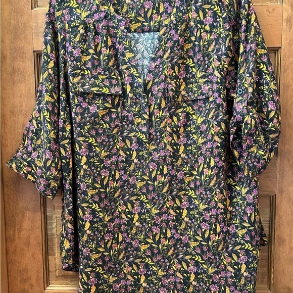 Harper Brushed Rayon Pullover 3/4 Sleeve Tunic Blouse/ size 0 - Picture 3 of 16